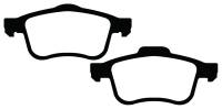 EBC 13+ Fiat 500L 1.4 Turbo Ultimax2 Front Brake Pads - UD1721
