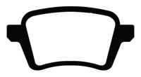 EBC 13+ Fiat 500L 1.4 Turbo Ultimax2 Rear Brake Pads - UD1722