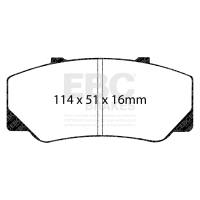 EBC - EBC 91-94 Nissan Sentra SE-R Ultimax Rear Brake Pads - UD511 - Image 1