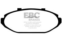 EBC - EBC 98-02 Ford Crown Victoria 4.6 (Phenolic PisTons) Ultimax2 Front Brake Pads - UD748 - Image 1