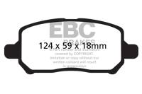 EBC - EBC 05-10 Chevrolet Cobalt 2.2 4 Lug Ultimax2 Front Brake Pads - UD956 - Image 1