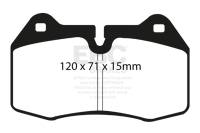 EBC - EBC 03-04 Infiniti G35 3.5 (Manual) (Brembo) Ultimax2 Front Brake Pads - UD960 - Image 1