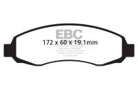 EBC - EBC 03-04 Dodge Dakota 2WD 3.7 Ultimax2 Front Brake Pads - UD962 - Image 1