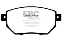 EBC - EBC 03-05 Infiniti FX35 3.5 Ultimax2 Front Brake Pads - UD969 - Image 1
