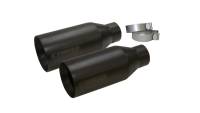 CORSA Performance - Corsa 2017-2020 Ford F-150 Raptor 3in Inlet / 5in Outlet Black Cerakote Tip Kit (For Corsa Exh Only) - 14051BPC - Image 1
