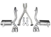 Corsa 1997-2004 Chevrolet Corvette C5 Z06 5.7L V8 Polished Xtreme Cat-Back + XO Exhaust - 14114