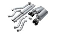 Corsa 1990-1995 Chevrolet Corvette C4 ZR1 5.7L V8 LT5 Black Sport Cat-Back Exhaust - 14117BLK