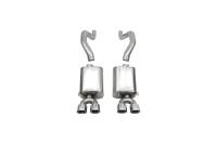 Corsa 2006-2013 Chevrolet Corvette C6 Z06 7.0L V8 Polished Sport Axle-Back Exhaust - 14164