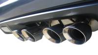 CORSA Performance - Corsa Performance 3.0in. Cat-Back Dual Rear Exit with Twin 4.0in. Polished Pro-Series Tips 14164CB1 - Image 2