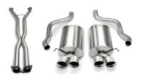 CORSA Performance - Corsa Performance 2.5in. Cat-Back Dual Rear Exit with Twin 3.5in. Polished Pro-Series Tips 14169CB4 - Image 1
