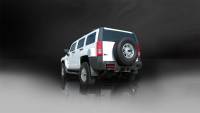 CORSA Performance - Corsa 2006-2008 Hummer H3 3in Cat-Back Dual Rear w Single 4in Black Pro-Series Tips - 14212BLK - Image 3