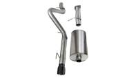 Corsa 2006-2008 Chevrolet Trailblazer SS 6.0L V8 Black Sport Cat-Back Exhaust - 14256BLK