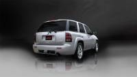CORSA Performance - Corsa 2006-2008 Chevrolet Trailblazer SS 6.0L V8 Black Sport Cat-Back Exhaust - 14256BLK - Image 3