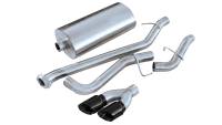 CORSA Performance - Corsa 1999-2006 GMC Sierra Reg. Cab/Short Bed 1500 4.8L V8 Black Sport Cat-Back Exhaust - 14261BLK - Image 1