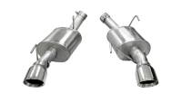 Corsa 2005-2010 Ford Mustang Shelby GT500 5.4L V8 Polished Xtreme Axle-Back Exhaust - 14314