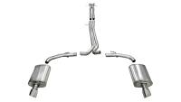 Corsa 2010-2019 Ford Taurus SHO 3.5L V6 Turbo Polished Sport Cat-Back Exhaust - 14315