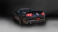 CORSA Performance - Corsa 2011-2012 Ford Mustang Shelby GT500 5.4L V8 Sport Axle-Back Exhaust w/ Black Tips - 14320BLK - Image 2