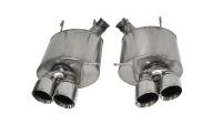 Corsa 2013-2014 Ford Mustang Shelby GT500 5.8L V8 Polished Sport Axle-Back Exhaust - 14321