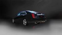 CORSA Performance - Corsa 2014-16 Axle-Back Exhaust Dual Rear Polished Outlet 2014 Cadillac CTS Vsport 3.6L V6 Automatic - 14325 - Image 3