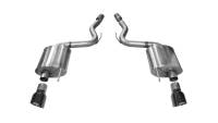 Corsa 2015-2017 Ford Mustang GT 5.0 3in Axle Back Exhaust Black Dual Tips (Touring) - 14329BLK