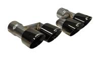 Corsa 2015-2017 Ford Mustang GT 5.0 Black Quad Tips Kit - 14333BLK