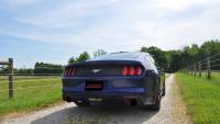 CORSA Performance - Corsa 2015-2017 Ford Mustang EcoBoost 2.3T Sport 3in Cat-Back Dual Rear Exit Black Tips - 14343BLK - Image 2