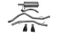 CORSA Performance - Corsa 09-18 Dodge Ram 1500 4.7L/5.7L V8 Quad/Crew Cab/Short Bed Black Dual Rear Exit Cat-Back Exhaus - 14405BLK - Image 1