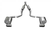 Corsa 2009-2010 Dodge Challenger R/T 5.7L V8 Auto Polished Xtreme Cat-Back Exhaust - 14436