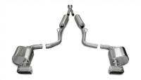 Corsa 2009-2010 Dodge Challenger R/T 5.7L V8 Manual Polished Xtreme Cat-Back Exhaust - 14437