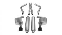 CORSA Performance - Corsa 2012-2014 Dodge Charger SRT-8 6.4L V8 Black Xtreme Cat-Back Exhaust - 14464BLK - Image 1