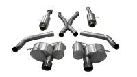 CORSA Performance - Corsa 2012-2013 Jeep Grand Cherokee 6.4L V8 Black Sport Cat-Back Exhaust - 14466BLK - Image 1