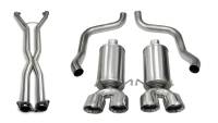 CORSA Performance - Corsa Performance 2.5in. Cat-Back Dual Rear Exit with Twin 3.5in. Polished Pro-Series Tips 14469CB4 - Image 1