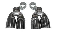CORSA Performance - Corsa 16-19 Cadillac ATS 3.6T 4in Inlet / 4in Outlet Twin Polished Tip Kit (For Corsa Exhaust Only) - 14479 - Image 1