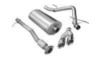 Corsa 2011-2013 Chevrolet Silverado Crew Cab/Short Bed 1500 6.2L V8 Polished Sport Cat-Back Exhaust - 14523