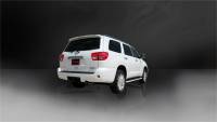 CORSA Performance - Corsa 2008-2017 Toyota Sequoia 5.7L V8 Touring Cat-Back Exhaust w/Black 4in Tip - 14573BLK - Image 2
