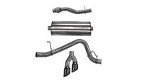 Corsa 2015-2020 GMC Yukon XL 1500 5.3L V8 3in Cat-Back Single Side Exit Twin 4in Black Tips - 14748BLK