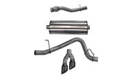 Corsa 2015-2020 GMC Yukon Denali XL 6.2L V8 3in Cat-Back Single Side Exit Twin 4in Black Tips - 14749BLK