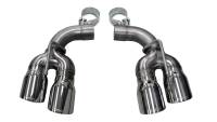 CORSA Performance - Corsa 2017-2024 Chevy Camaro SS 2.75in Inlet / 4in Outlet Polished Tip Kit (For Corsa Exhaust Only) - 14774 - Image 1