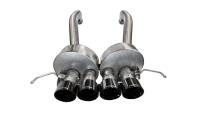 CORSA Performance - Corsa 2015-2019 Chevrolet Corvette C7 Z06 6.2L 2.75in Xtreme Axle-Back w/ Dual NPP & Quad Black Tips - 14777BLK - Image 4