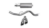 Corsa 15-20 Ford F-150 3.5L Eco (Super Crew Cab) Polished Sport Single Side Dual 4in Tips CB Exh - 14836