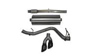 CORSA Performance - Corsa 14-17 Chevy Silverado 5.3L V8 CC / SB 3in Single Side Exit Touring Cat-Back Exhaust Black Tips - 14848BLK - Image 1