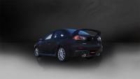 CORSA Performance - Corsa 2008-2015 Mitsubishi Lancer Evolution X Sedan 2.0L Polished Sport Dual Rear Cat-Back Exhaust - 14858 - Image 3