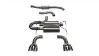 Corsa 2008-2014 Subaru Impreza Hatchback STI 2.5L Turbo Manual Polished Sport Cat-Back Exhaust - 14862