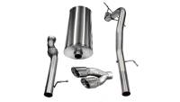 Corsa 2011-2014 Cadillac Escalade ESV 6.2L V8 Polished Sport Cat-Back Exhaust - 14882