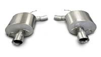 Corsa 2009-2014 Cadillac CTS Sedan V 6.2L V8 Polished Sport Axle-Back Exhaust - 14941