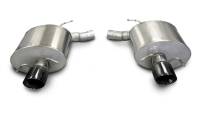 Corsa 2009-2014 Cadillac CTS Sedan V 6.2L V8 Black Sport Axle-Back Exhaust - 14941BLK