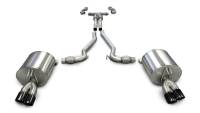 Corsa 2008-2009 Pontiac G8 GXP 6.0L V8 Sport Cat-Back w/ Dual 3in Black Tips - 14950BLK