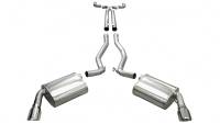 Corsa 2011-2015 Chevrolet Camaro Convertible SS 6.2L V8 Manual Polished Sport Cat-Back + XO Exhaust - 14951
