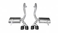 Corsa 1997-2004 Chevrolet Corvette C5 Z06 5.7L V8 Black Xtreme Axle-Back Exhaust - 14961BLK
