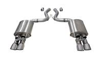 CORSA Performance - Corsa 2018-2023 Ford Mustang GT Fastback 5.0L 3in Sport Axle-Back Exhaust w/ 4in Polished Tips - 21002 - Image 1